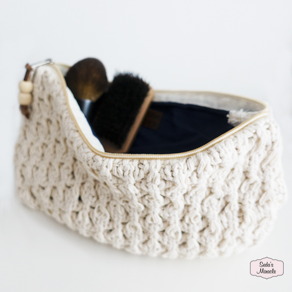 Gestrickte Sunda-Kulturtasche, fairer Handel, Rücksendung an den Absender, handgefertigt in Indien Gestrickte Sunda-Kulturtasche, fairer Handel, Rücksendung an den Absender, handgefertigt in Indien