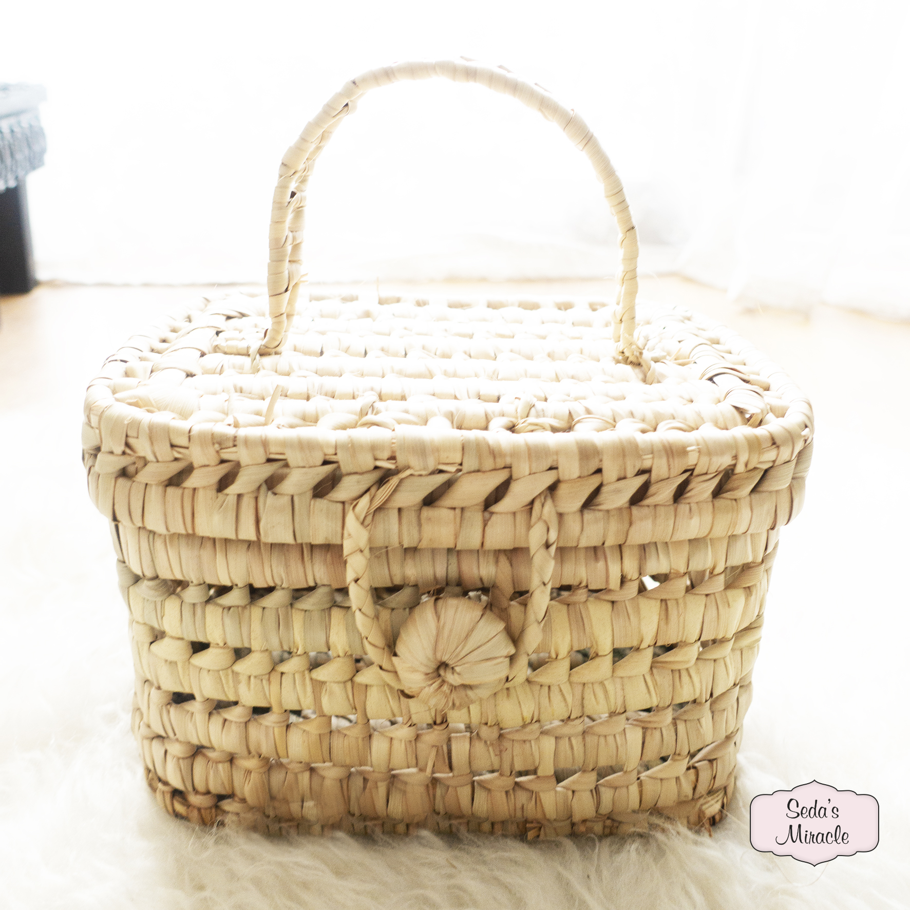Handmade Moroccan Zaya basket Handmade Moroccan Zaya basket