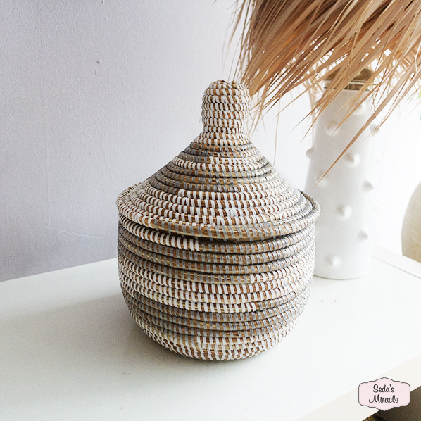 Afrikaanse Qulu bijoux mand, medium