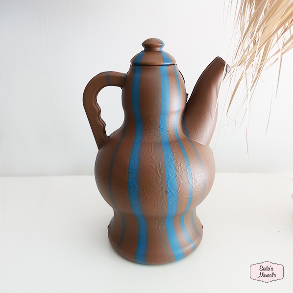 Afrikaanse gieter, bruin blauw