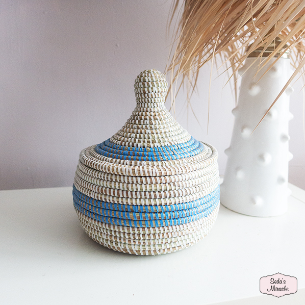 Afrikaanse Qola bijoux mand, medium