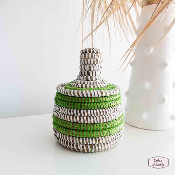 Afrikaans Weba bijoux mandje, small