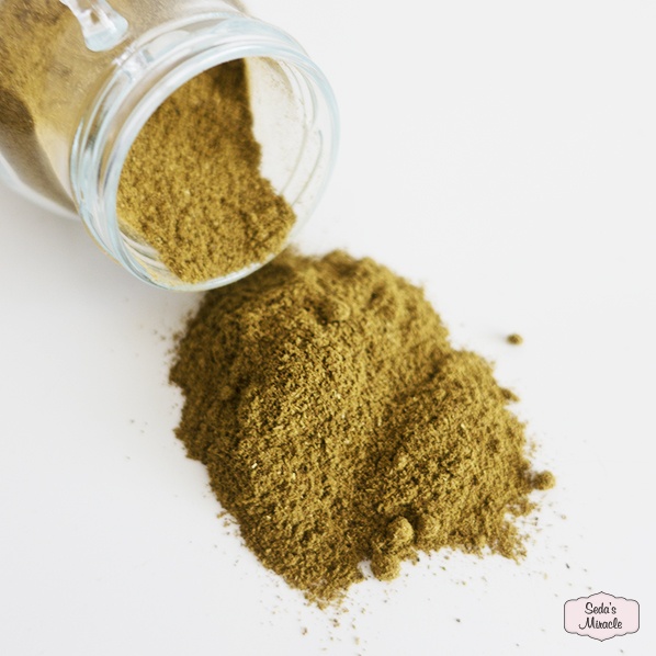 Marokkaans Beauty Secret Icheb kruiden haar masker