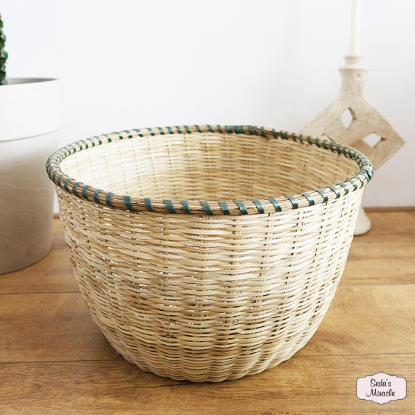 Handgemaakte Afrikaanse Wasi mand, small