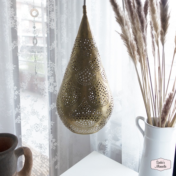 handgemaakte-marokkaanse-zuzu-hanglamp-goud-koper 3 Handgemaakte Marokkaanse Zuzu lamp van koper