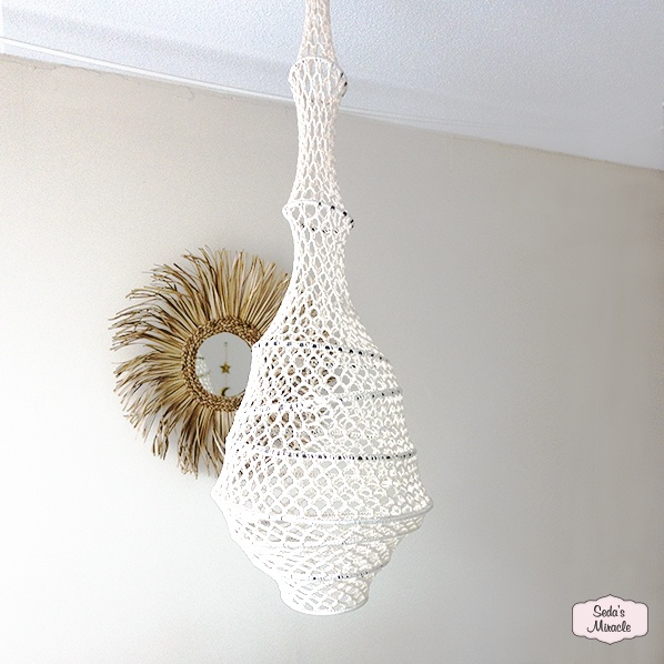 Marokkaanse Sayda lamp, wit