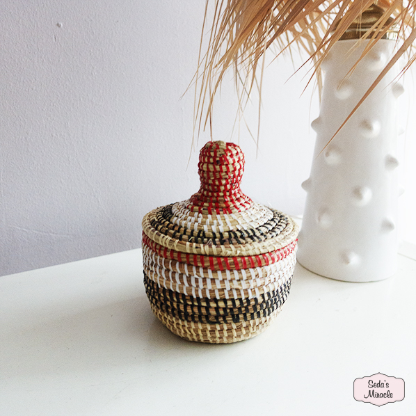 Afrikaans Curi bijoux mandje, small