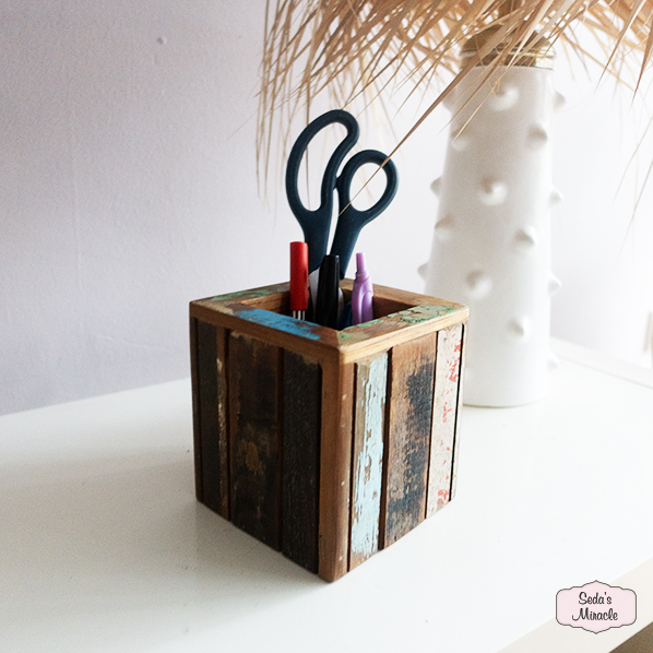 Vintage pennenbakje / houder
