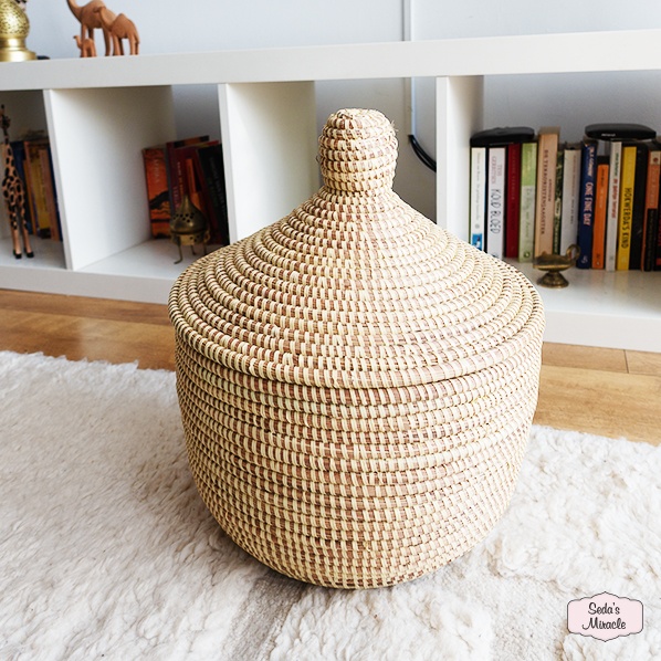 Afrikaanse tajine mand, creme