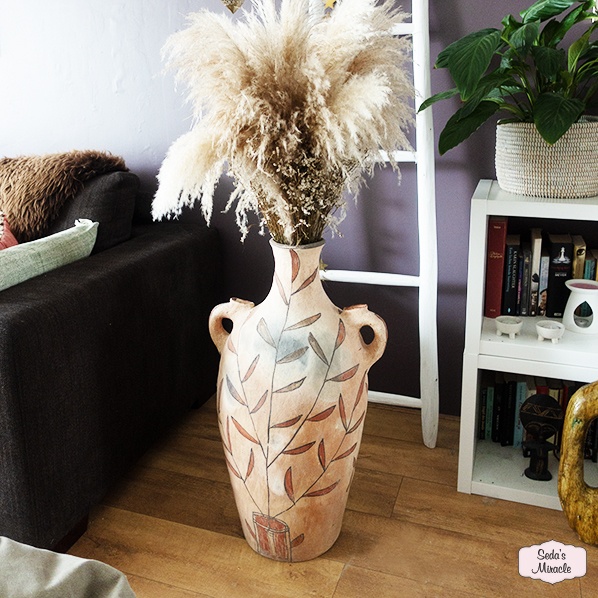 handgemaakte-marokkaanse-berber-oude-safia-pot-vaas-van-aardewerk-80-cm-handbeschilderd 2 Marokkaanse Berber oude Safia pot / vaas