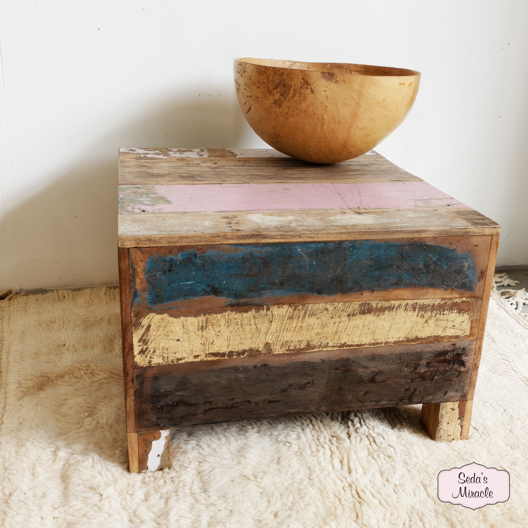 handgemaakt-vintage-fair-trade-houten-laza-tafel-van-hout-uit-india-vierkant-scrapwood Vintage Laza tafel