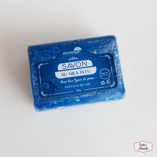 Natuurlijke Marokkaanse blue nila zeep