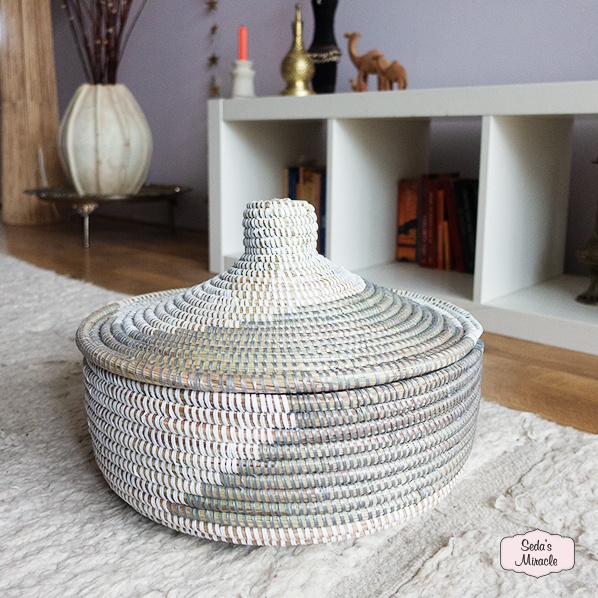 Afrikaanse Maisa mand, wit zilver