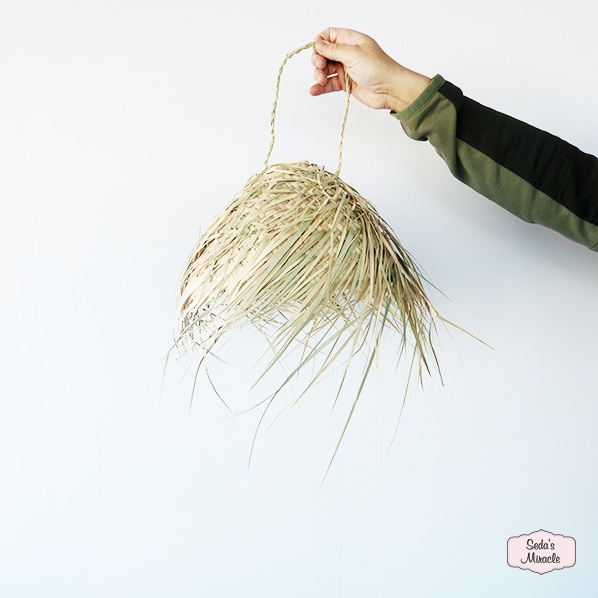 Marokkaanse Myza hanglamp van palmblad, small