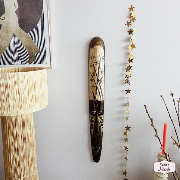 Houten Seba masker, xlarge, Fair Trade uit Indonesie