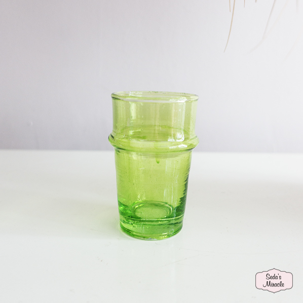 Marokkaans beldi glas, groen, small