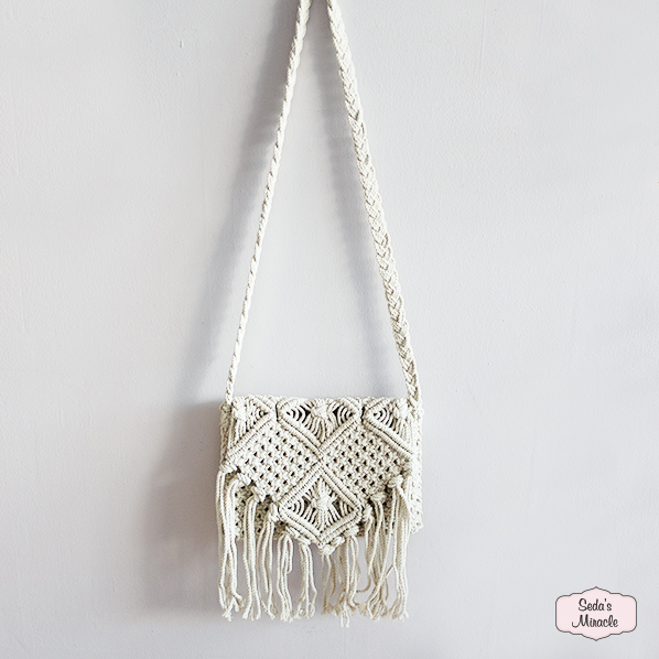 handgemaakte-gehaakte-macrame-sohana-tas-wit 2 Macramé Sohana tas