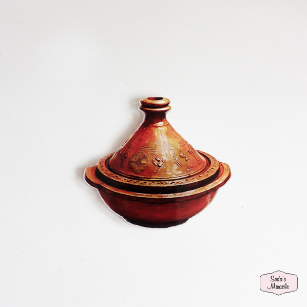Marokkaanse tajine koelkastmagneet