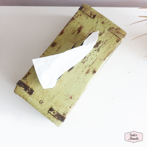 handgemaakt-vintage-fair-trade-houten-tissuebox-uit-india-groen 2 Vintage houten tissue box, groen