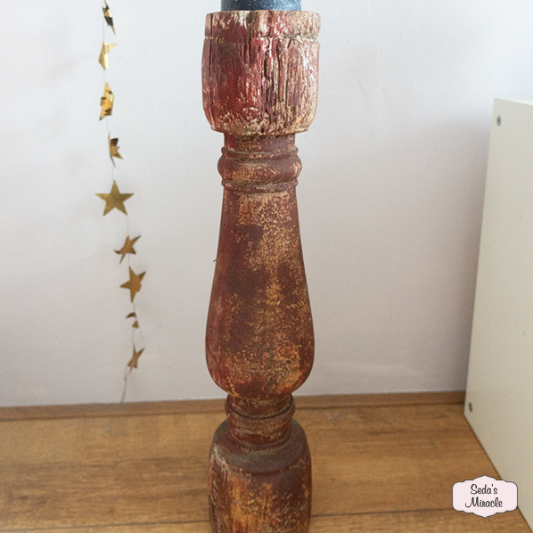 handgemaakt-vintage-fair-trade-houten-veda-kandelaar-uit-india 2 Vintage Veda kandelaar