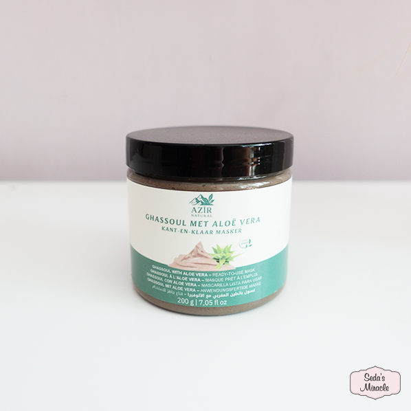 Natuurlijk Marokkaans ghassoul masker met aloe vera